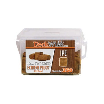 DeckWise Extreme Ribbed Hardwood Plugs