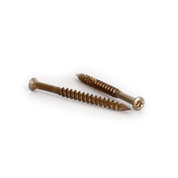 DeckWise 18/8 Grade Heat-Treated Stainless Steel Trim Head Screws - #8 x 1-3/4"