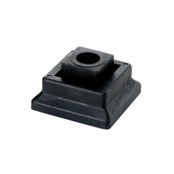 Designer Estate Square Baluster Connectors by Deckorators - Level - Black - Package contents
