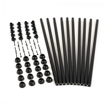 The Titan Snap 'n Lock™ Round Balusters deliver a clean look for both level and stair rails.