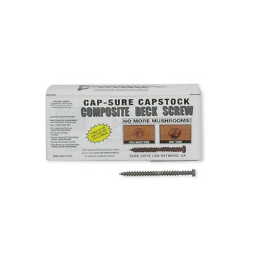 Sure Drive USA Cap-Sure #9 x 2-1/2" Star Drive Composite Deck Screws - Box of 100