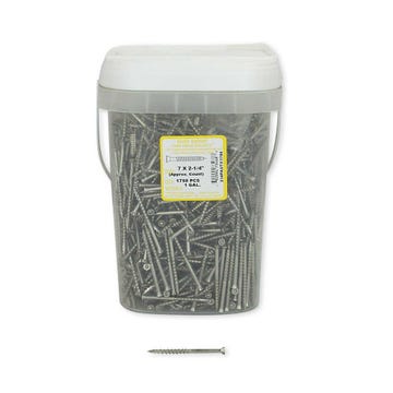Sure Drive USA Seamaster #7 x 2-1/4" Trim Head 305 Stainless Steel Screws - Carton of 1500