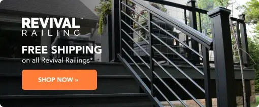 Limited Time Only - Free Shipping On All Revival Railing
