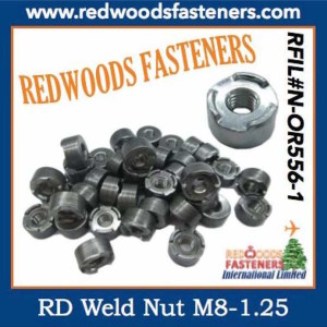 Round weld nut three projections N-OR556-1